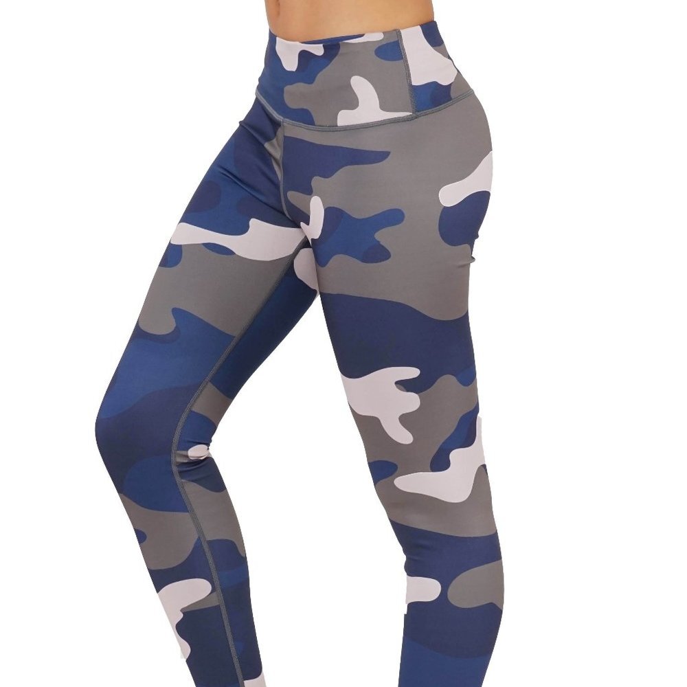 Yoga workout camouflage leggings